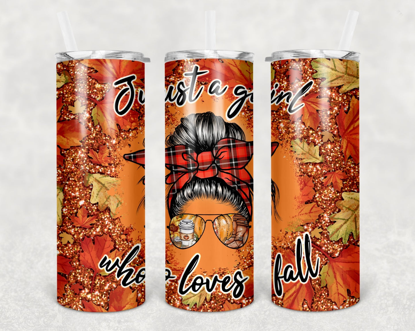 This girl loves fall Tumbler