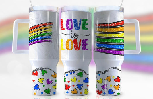 Love is Love Pride Tumbler