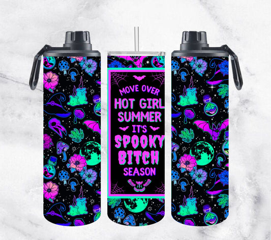 Spooky Bitch Season Water Bottle