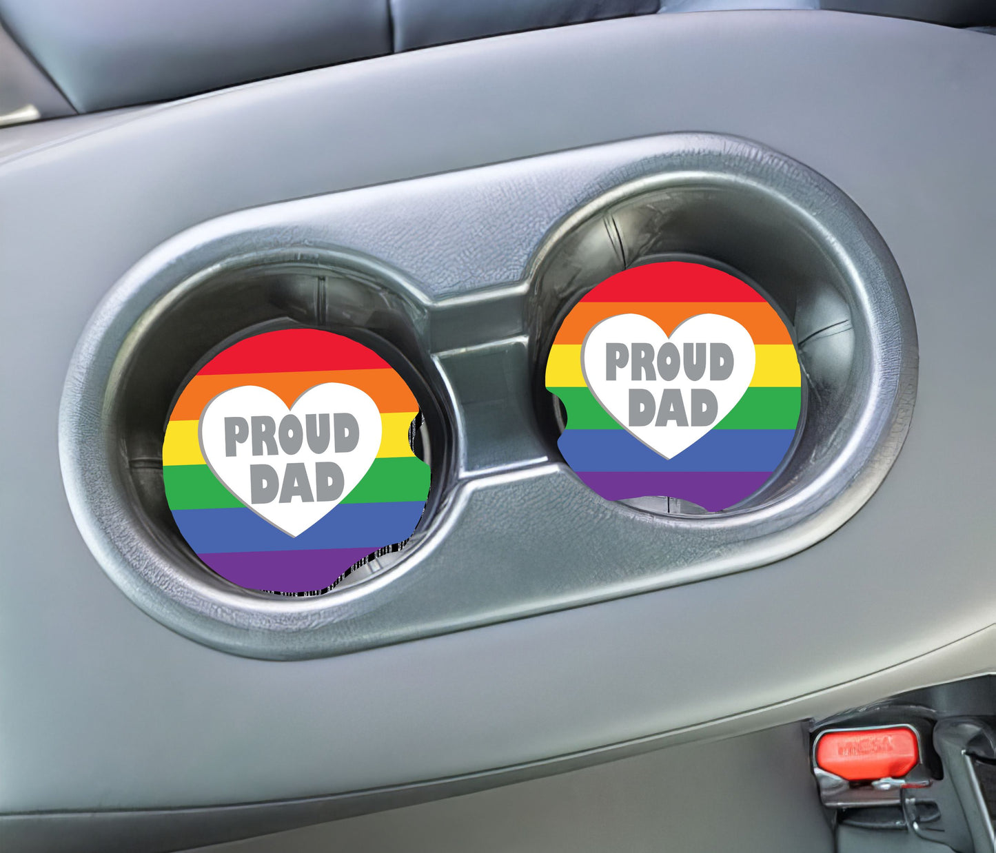 Proud Dad Car Coasters