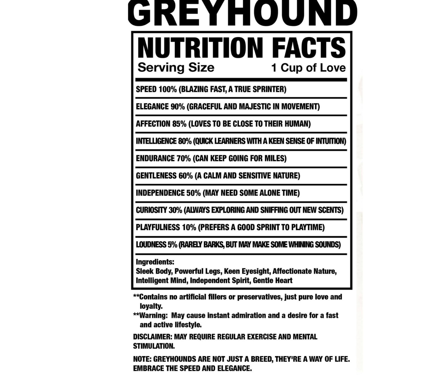 Greyhound Tumbler