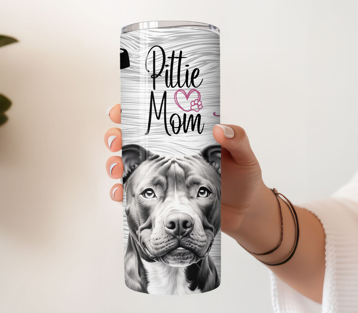 Pittie Mom Tumbler