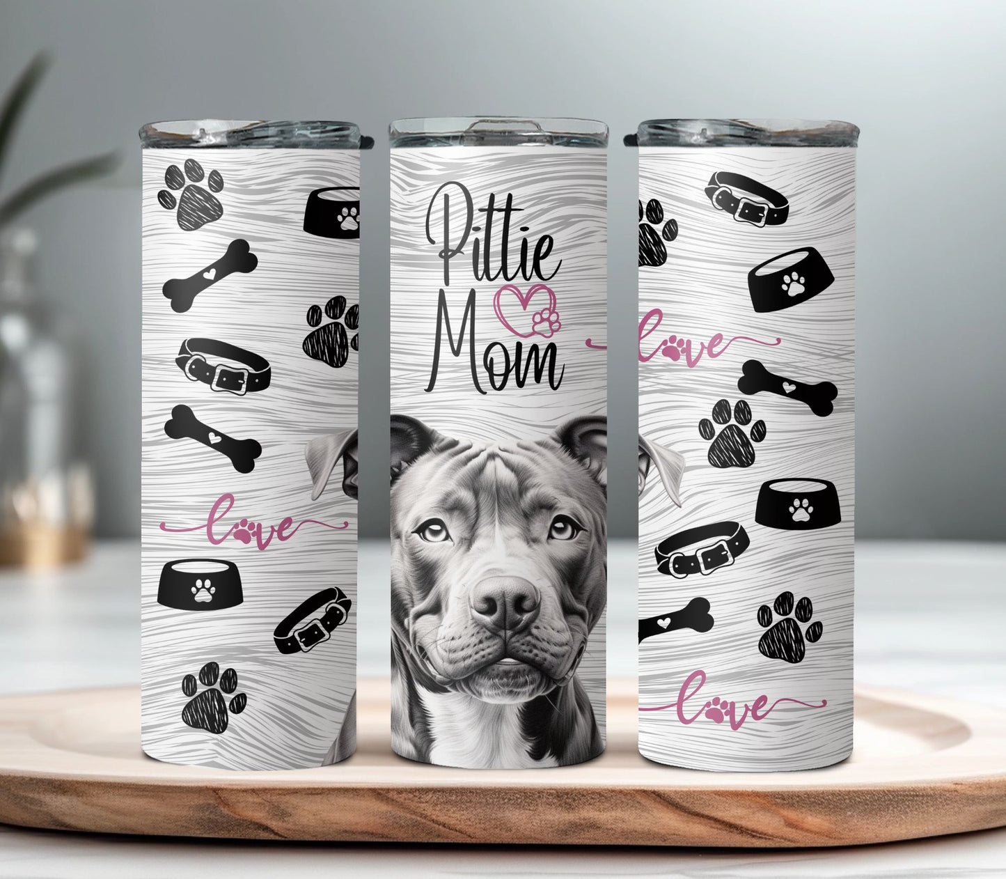 Pittie Mom Tumbler