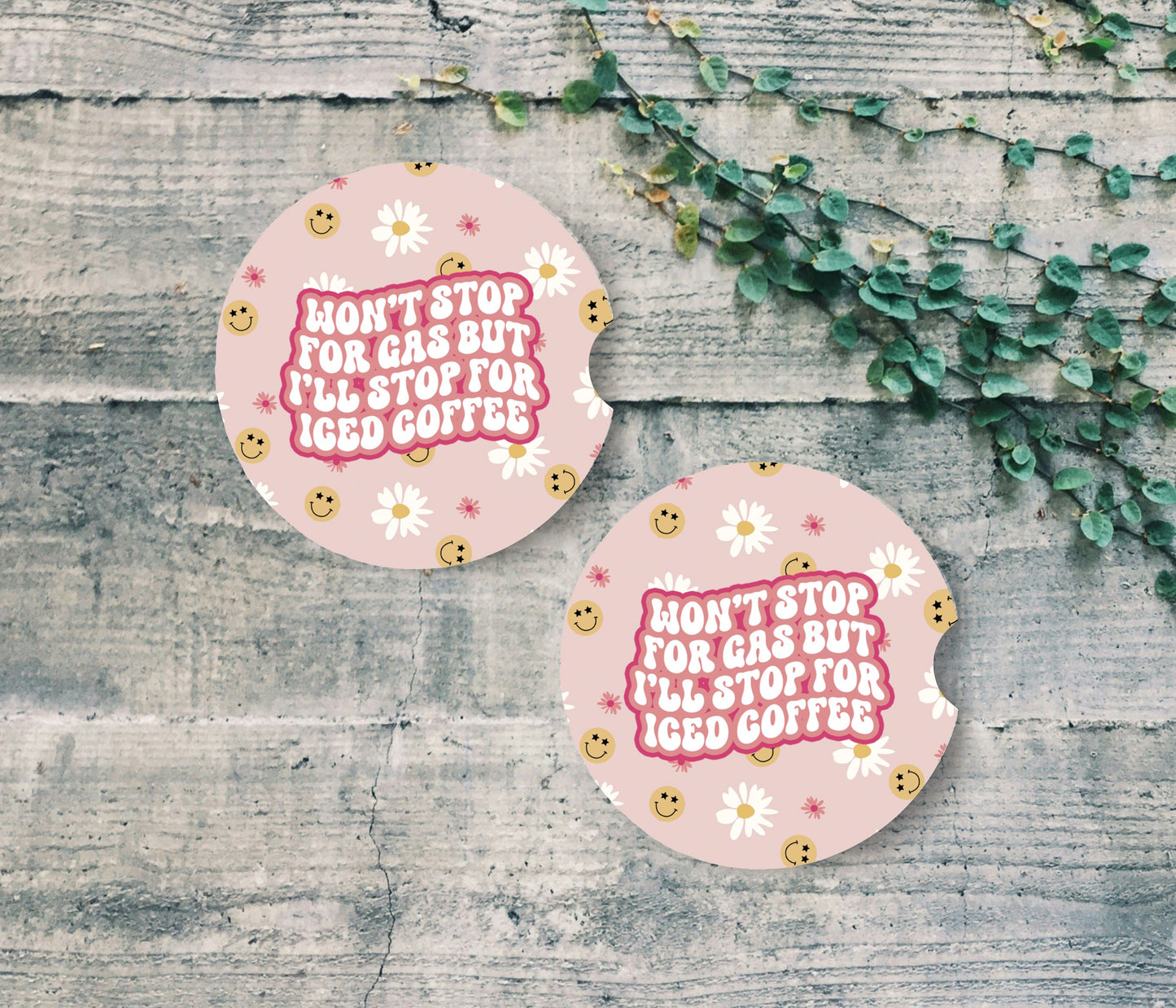 Iced Coffee Car Coaster