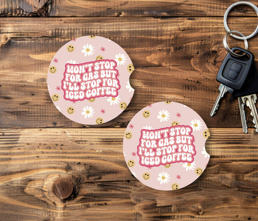 Iced Coffee Car Coaster