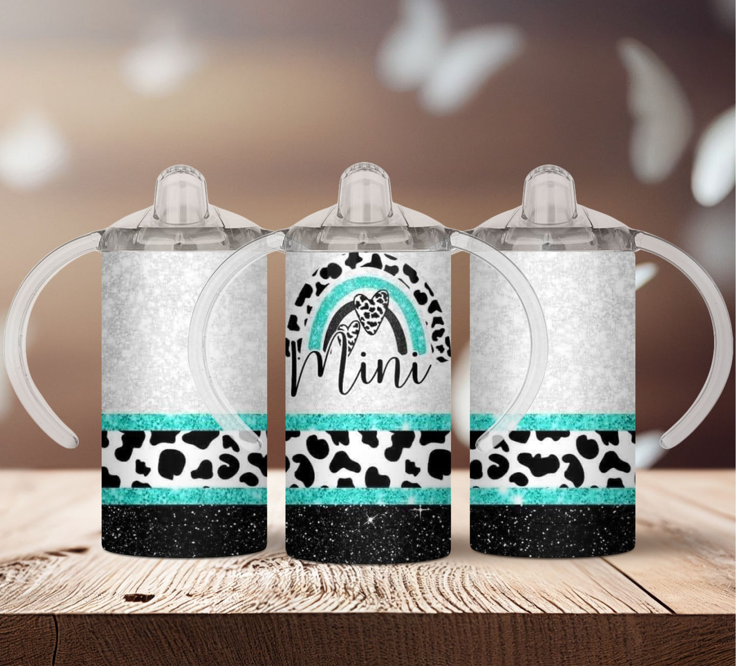 Teal Mama Mini Matching Tumbler/Sippy set