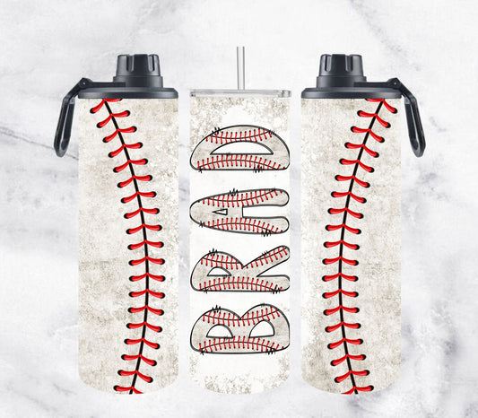 Personalized Baseball Water Bottle/Tumbler