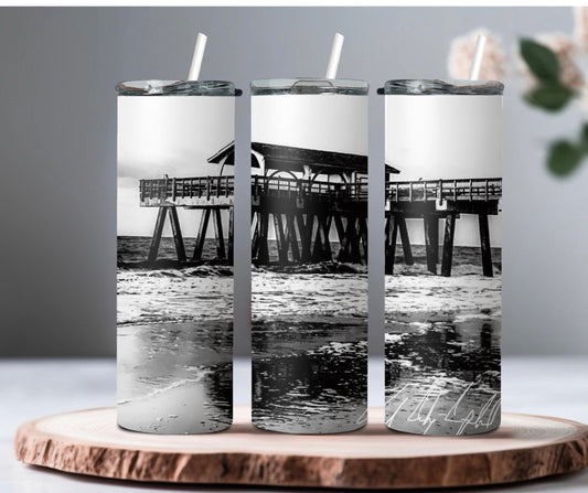 Tybee Island Pier Tumbler