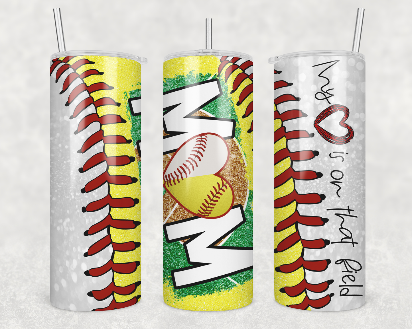 Mom of Baseball and Softball Tumbler
