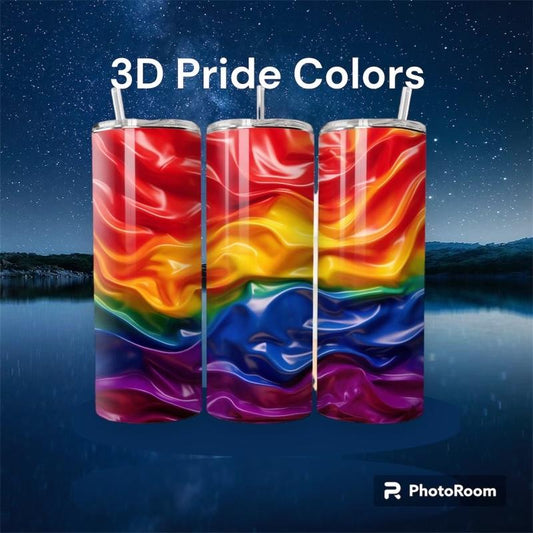 3D Pride Tumbler