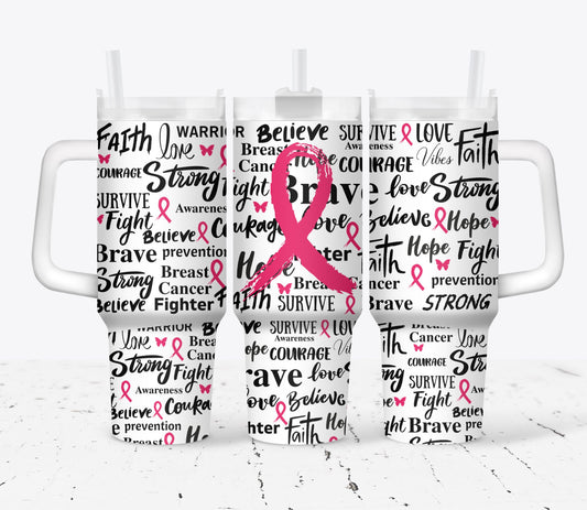 Breast Cancer Awareness Tumbler