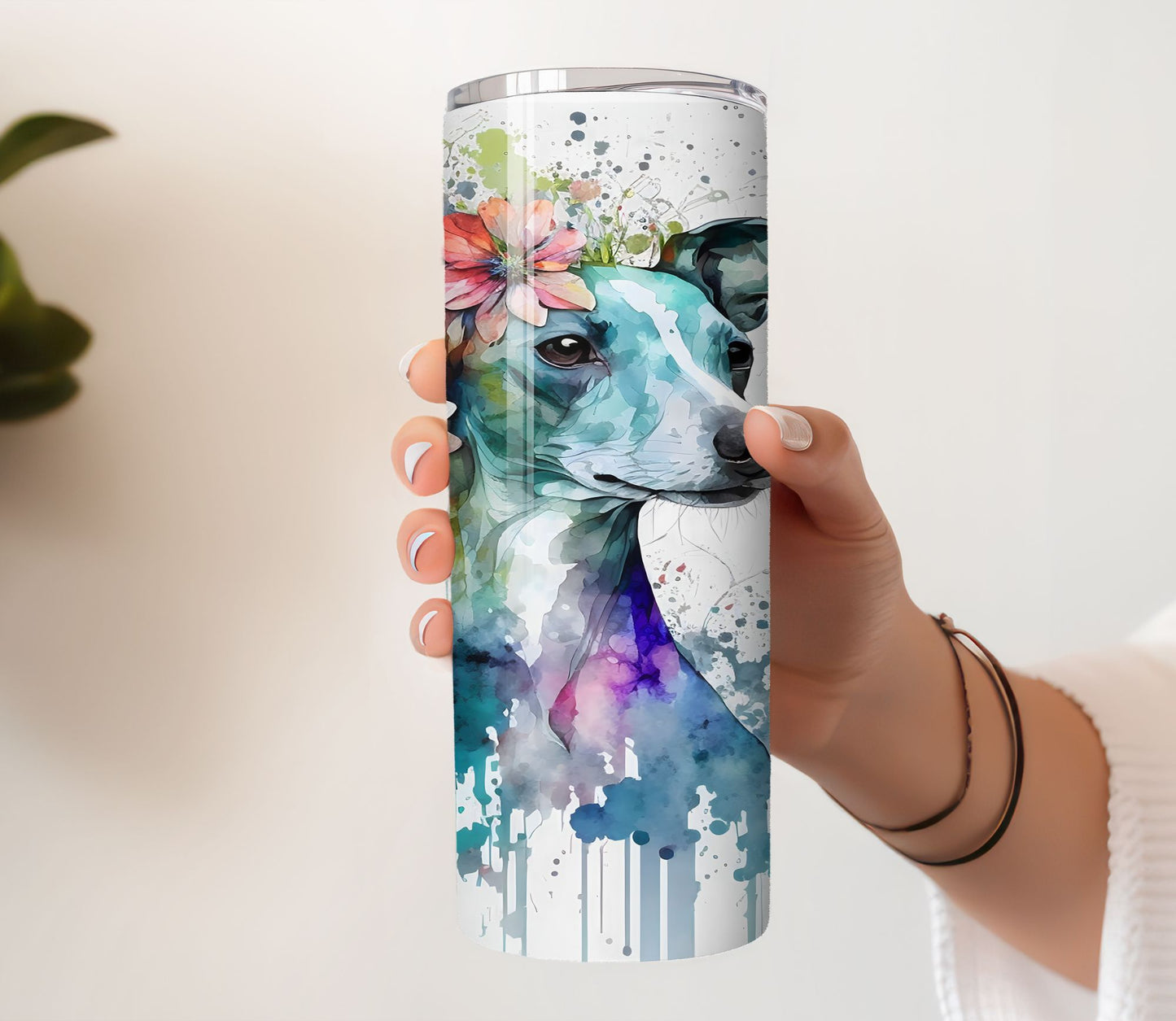 Greyhound Mom Tumbler