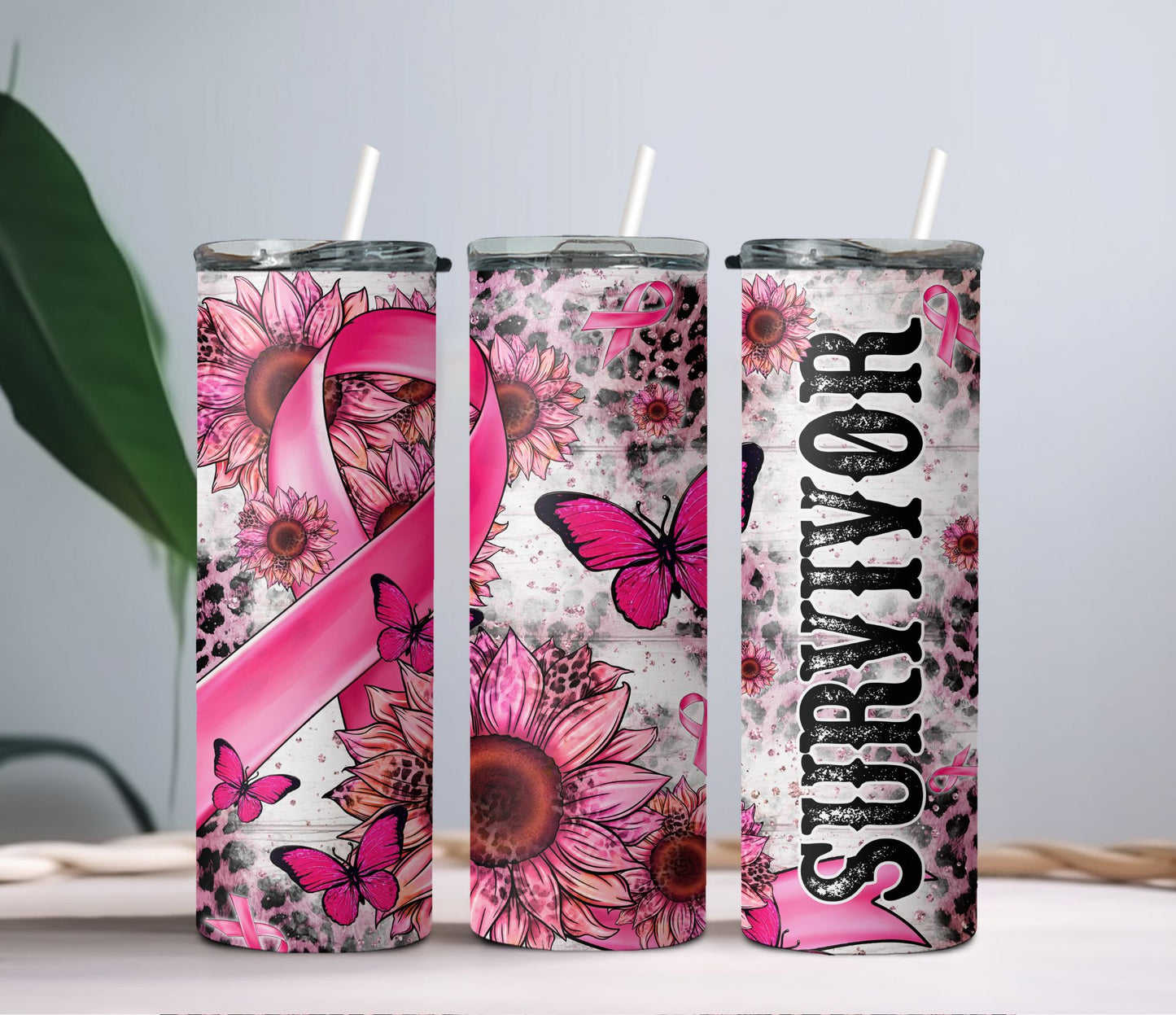 Breast Cancer Survivor Tumbler