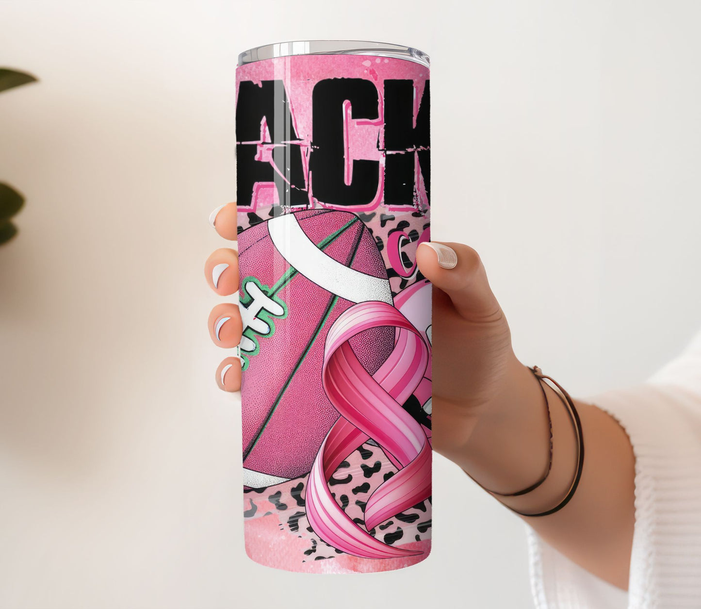 Tackle Breast Cancer Tumbler