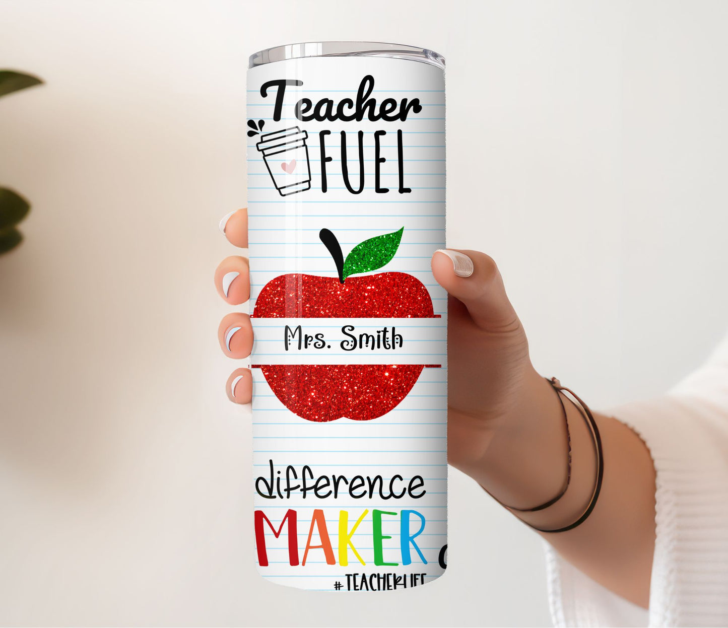 Personalized Teacher Tumbler